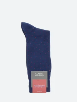 Sale - Pin Dot Socks in Cobalt Blue Socks