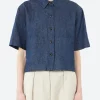 Best - MHL Cropped Uniform Shirt in Women Tops & Blouses | Button-Ups