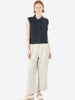Best - MHL Sleeveless Workshirt in Women Tops & Blouses | Button-Ups