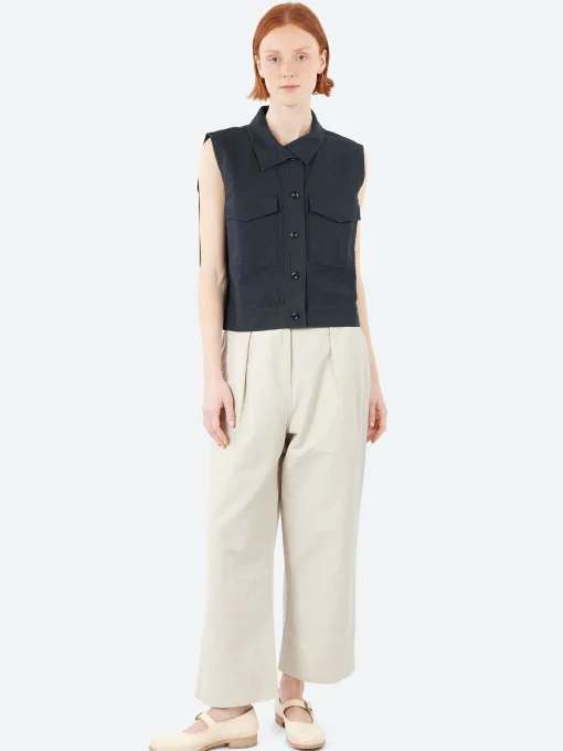Best - MHL Sleeveless Workshirt in Women Tops & Blouses | Button-Ups