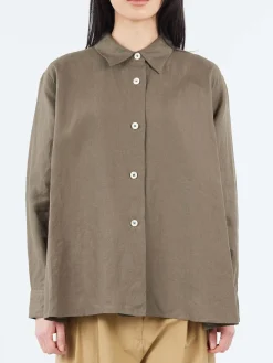 Best - Swing Shirt in Bay Leaf Women Tops & Blouses | Button-Ups