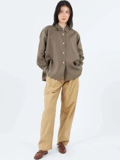 Best - Swing Shirt in Bay Leaf Women Tops & Blouses | Button-Ups