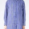 Clearance - Akviferi Piccolo Shirt in Blue and Off White Women Tops & Blouses | Button-Ups