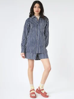 Best - Jokapoika Short in Dark Blue and White Women Skirts