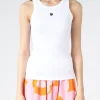 New - Kedol Unikko Placement Tank in White/Black Women Tops & Blouses