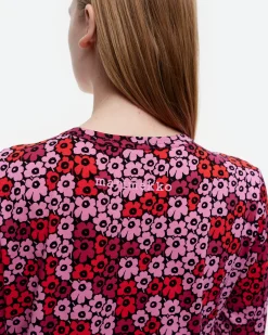 Hot - Lae Pikkuinen Unikko Dress in Pink Red Women Overalls & Jumpsuits | Dresses