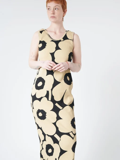 Hot - Simpukka Unikko Dress in Beige/Black Women Dresses