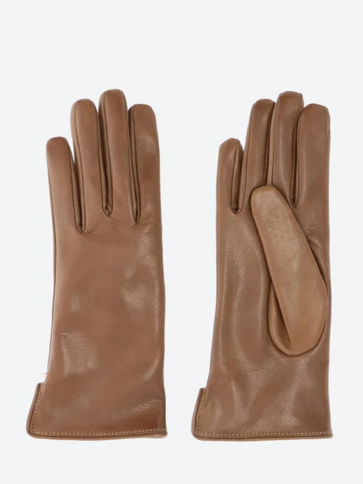 Hot - 2777 Nappa Short Gloves in Luggage Women Gloves | Belts
