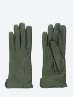 Best - 2777 Nappa Short Gloves in Green Women Gloves | Belts