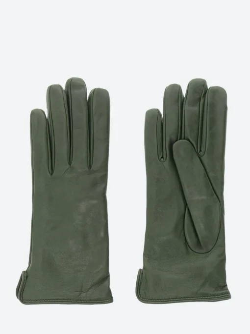 Best - 2777 Nappa Short Gloves in Green Women Gloves | Belts