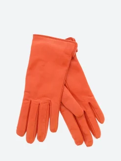 New - 2777 Nappa Short Gloves in Orange Women Gloves | Belts