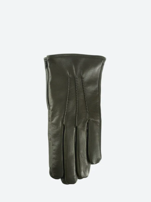 Sale - 1363 Nappa Short Glove in Olive Gloves