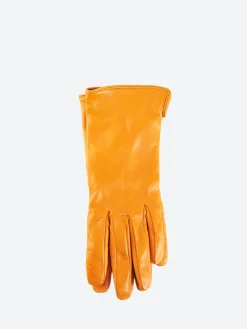 Fashion - 2777 Nappa Short Gloves in Senape Women Gloves | Belts