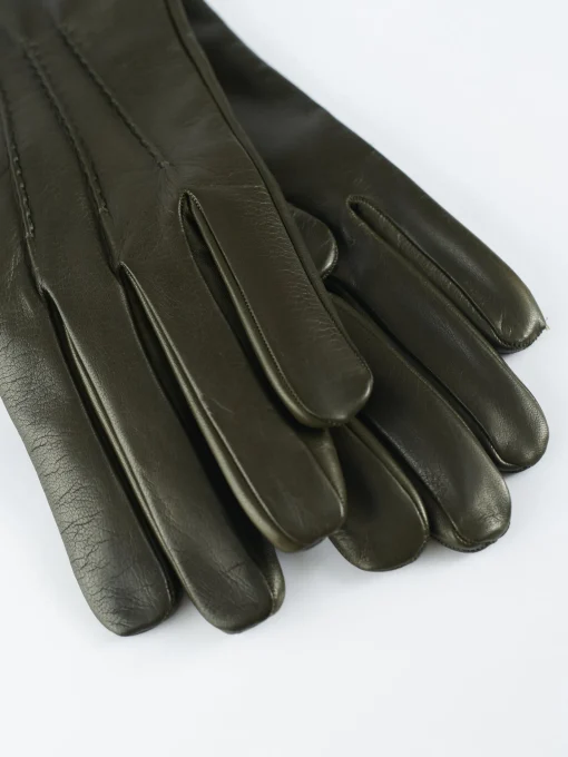 Sale - 1363 Nappa Short Glove in Olive Gloves