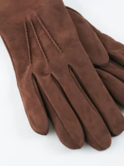 Online - 4220 Suede Glove Cashmere Lined in Women Gloves | Belts