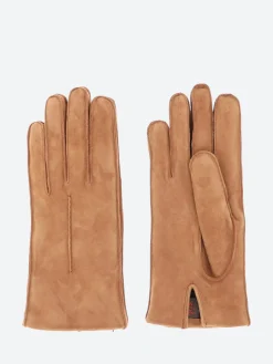 Clearance - 2035 Suede Short Gloves in Cognac Women Gloves | Belts