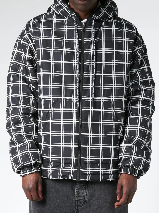 New - Checked Jacket in Black and White Outerwear