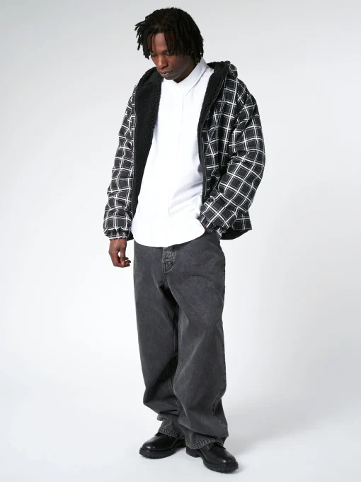 New - Checked Jacket in Black and White Outerwear