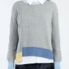 Discount - Colour-Block Cashmere Sweater in Women Tops & Blouses | Knitwear
