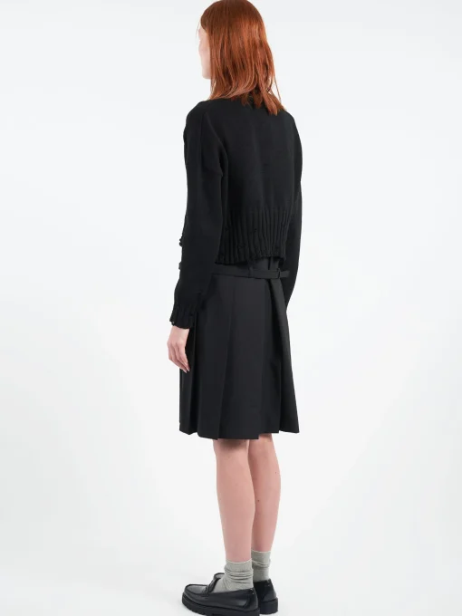 Clearance - Disheveled Cotton Cropped Jumper in Women Tops & Blouses | Knitwear
