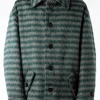 Outlet - Mohair Coat in Spherical Green (Multi) Outerwear