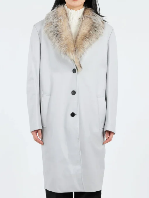 Online - Nappa Leather Coat in Women Outerwear