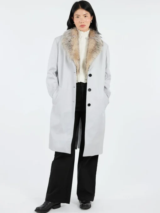 Online - Nappa Leather Coat in Women Outerwear