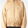 Hot - Organic Gabardine Oversized Bomber in Outerwear