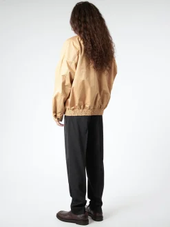 Hot - Organic Gabardine Oversized Bomber in Outerwear