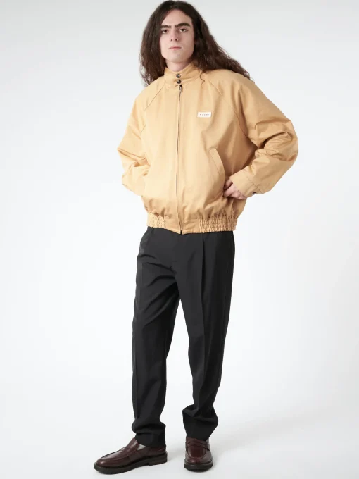 Hot - Organic Gabardine Oversized Bomber in Outerwear