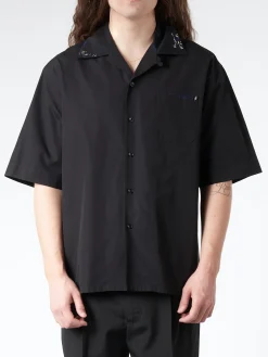Fashion - Organic Poplin Cotton Bowling Shirt in Button-Ups