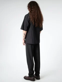 Fashion - Organic Poplin Cotton Bowling Shirt in Button-Ups