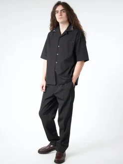 Fashion - Organic Poplin Cotton Bowling Shirt in Button-Ups