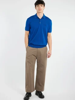 Discount - Polo Shirt with Mending in Polos | Knitwear