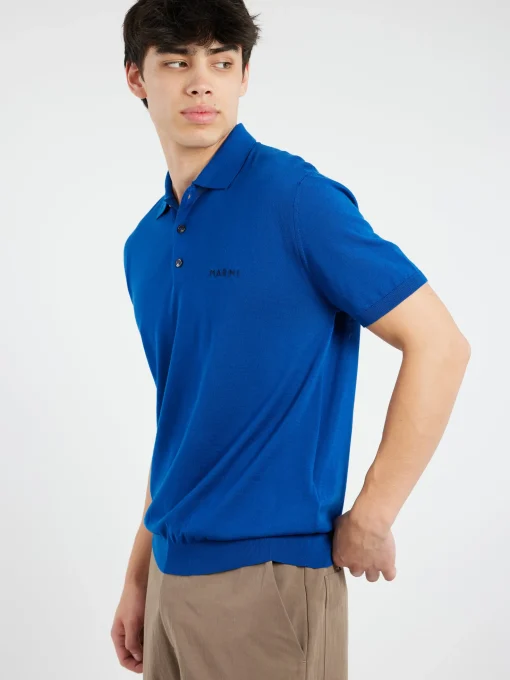 Discount - Polo Shirt with Mending in Polos | Knitwear