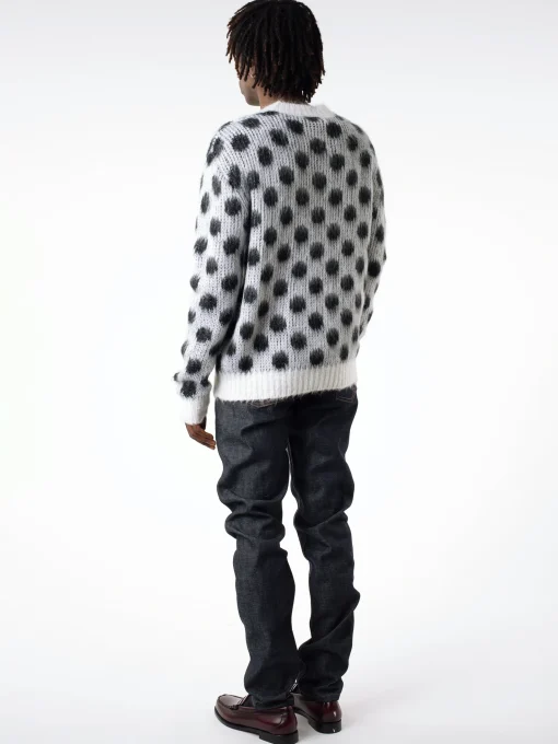 New - Roundneck Sweater in Lily White (Multi) Knitwear