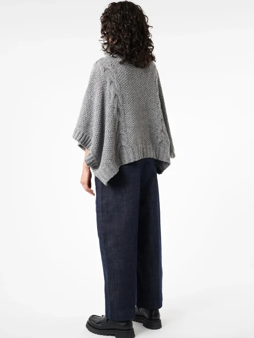 Best - Turtleneck Poncho in Women Tops & Blouses | Knitwear