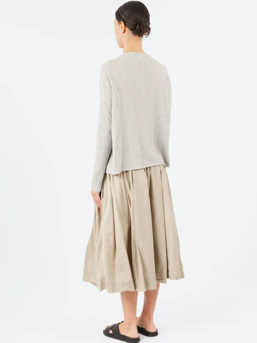 New - YPK003 Crewneck with Pocket in Light Grey Women Tops & Blouses | Knitwear