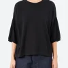 Fashion - YPK035 Half Sleeve Crewneck in Women Tops & Blouses | Knitwear