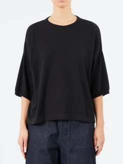 Fashion - YPK035 Half Sleeve Crewneck in Women Tops & Blouses | Knitwear
