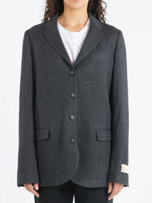 Discount - Melfi Blazer in Nero Lavato Women Outerwear | Blazers
