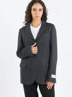 Discount - Melfi Blazer in Nero Lavato Women Outerwear | Blazers