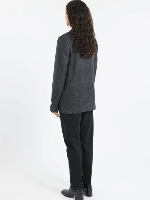 Discount - Melfi Blazer in Nero Lavato Women Outerwear | Blazers