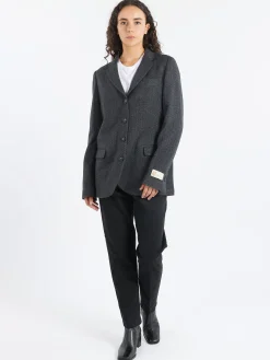 Discount - Melfi Blazer in Nero Lavato Women Outerwear | Blazers