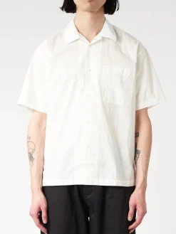 Discount - Bowling Shirt in White Button-Ups