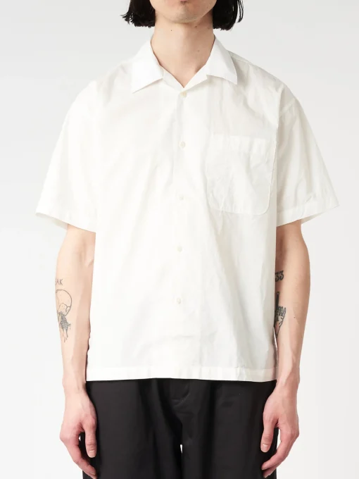 Discount - Bowling Shirt in White Button-Ups