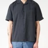 Clearance - Bowling Shirt in Charcoal Button-Ups
