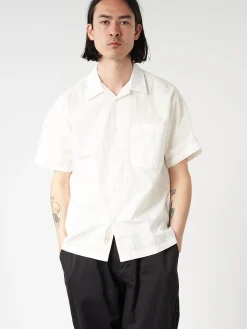 Discount - Bowling Shirt in White Button-Ups