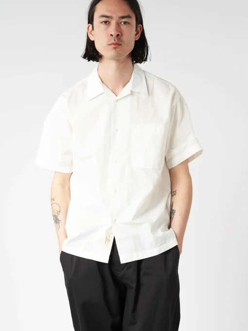 Discount - Bowling Shirt in White Button-Ups
