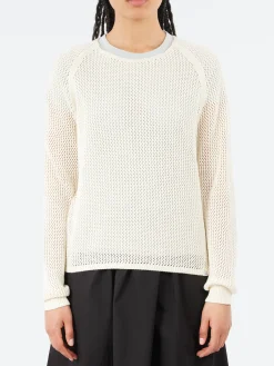 Fashion - CROCHET01 Crochet Pullover in Nature Women Tops & Blouses | Knitwear